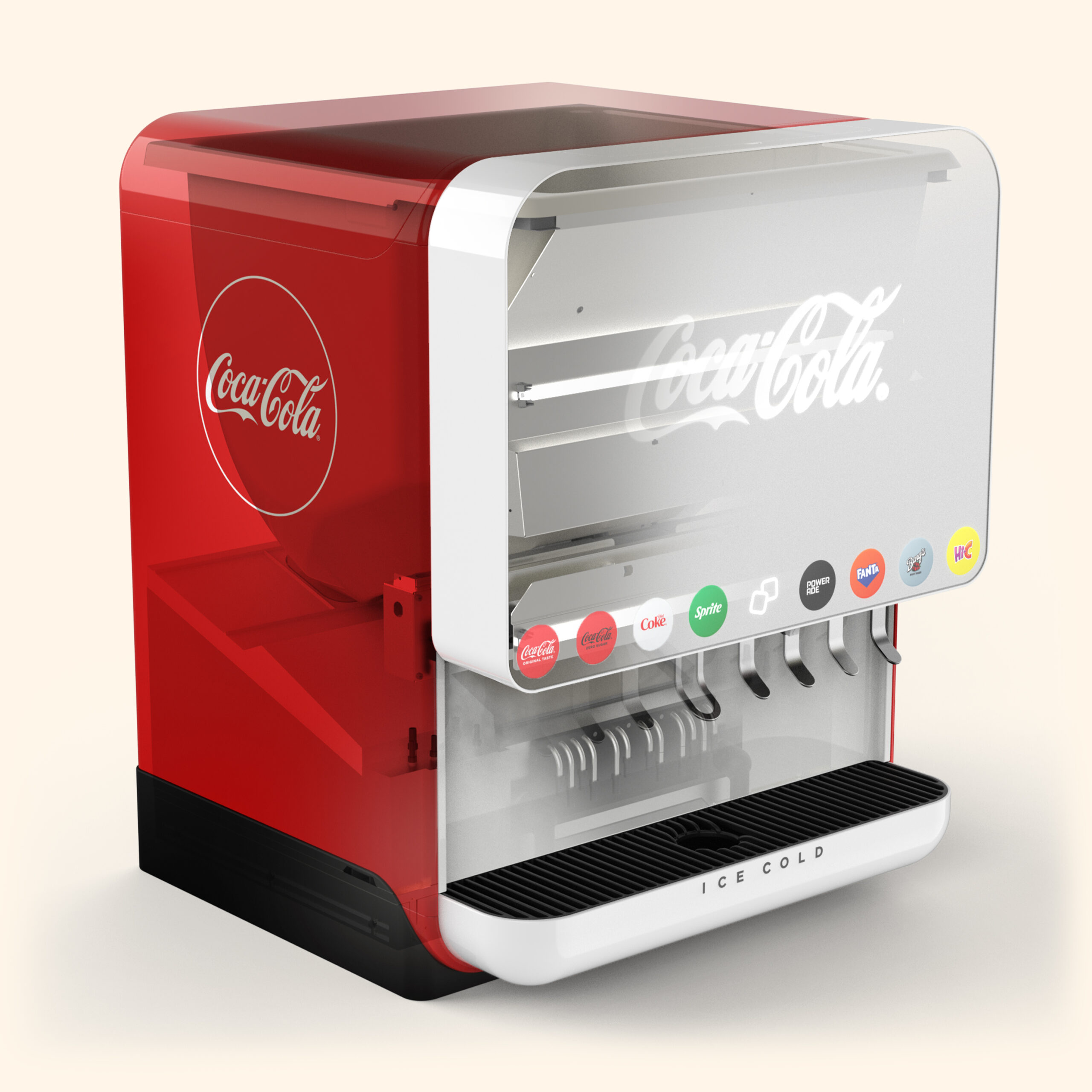 Ghosted view with background